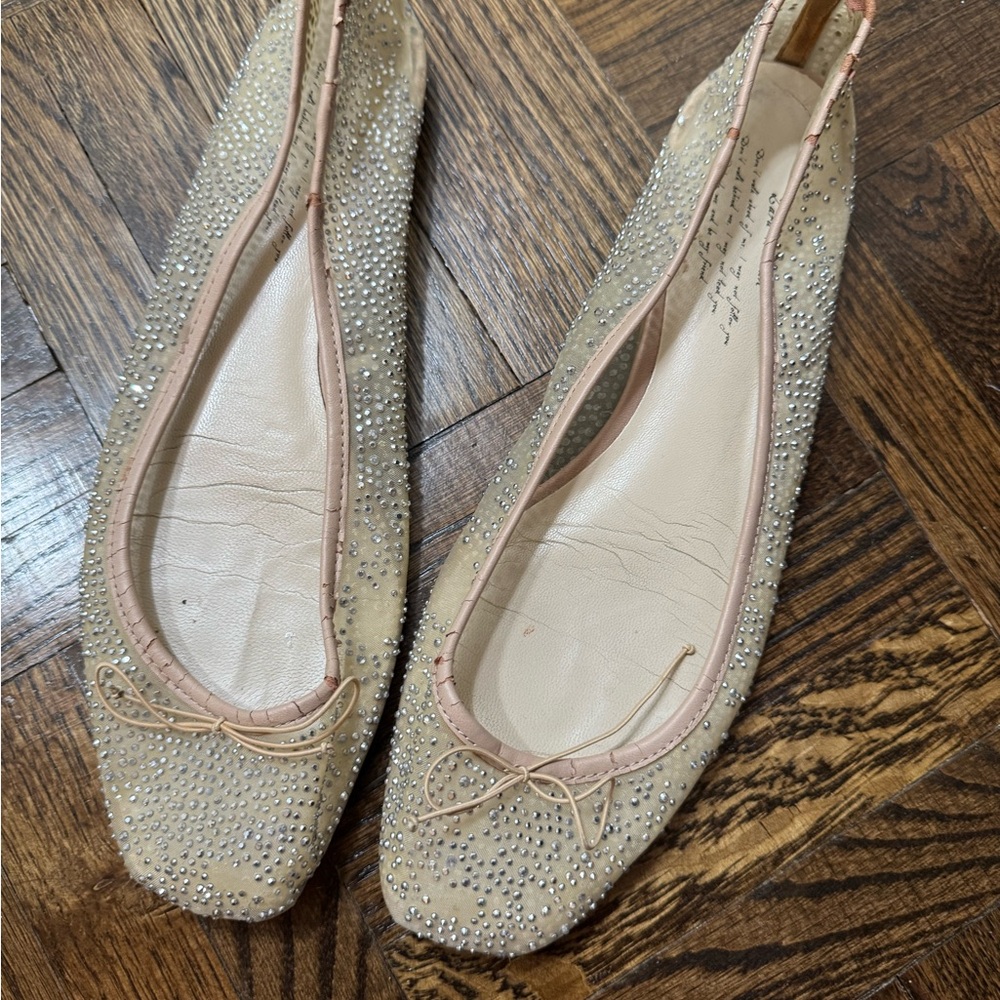 Zara Rhinestone Women's Flats